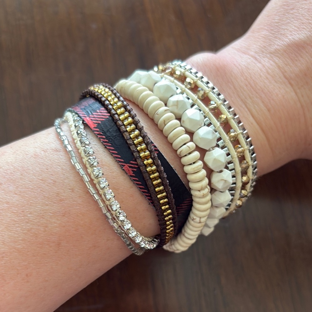 Victoria Emerson Black and Gold Bracelet